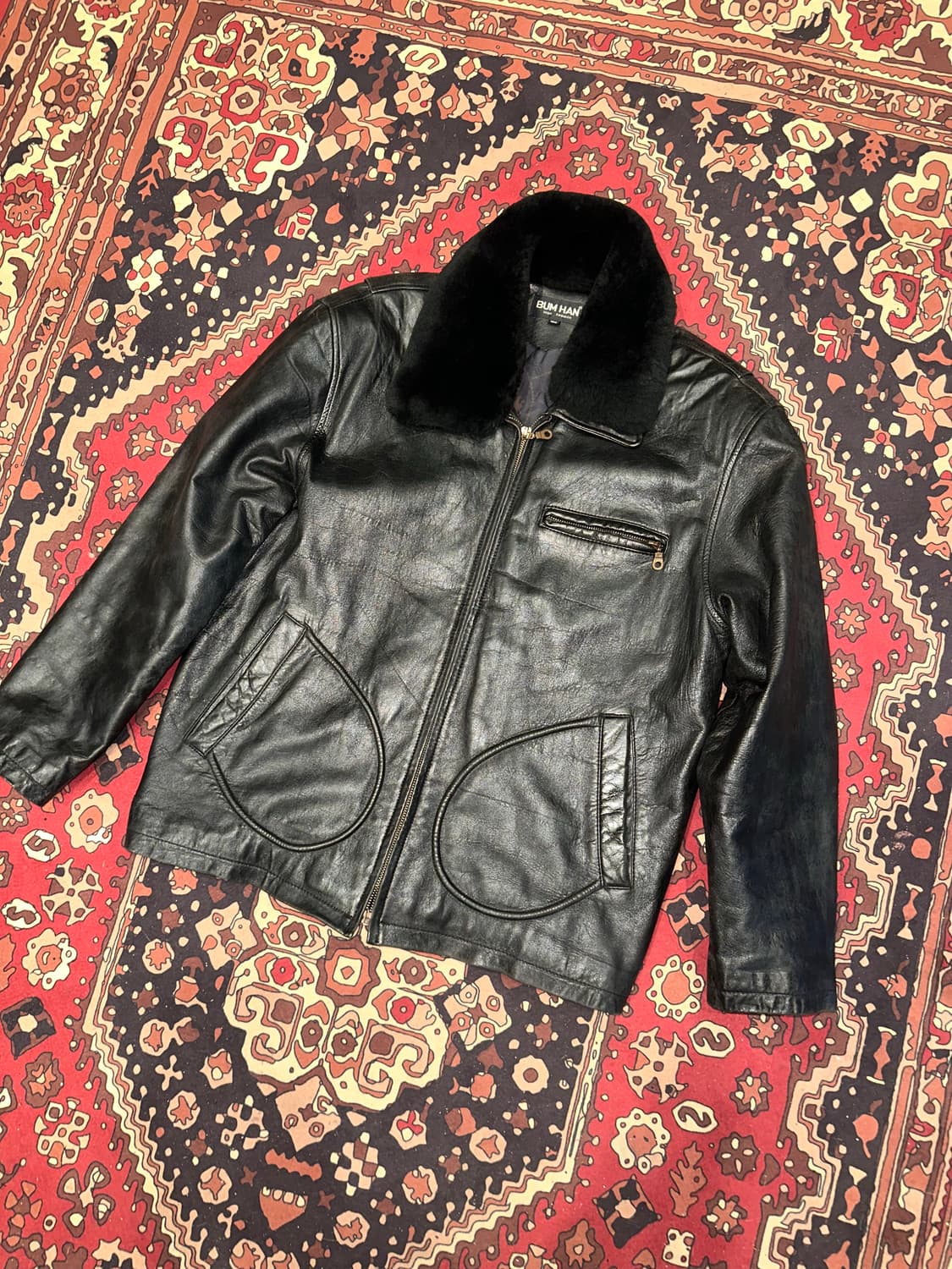 ( L-XL ) 가죽자켓 레더자켓 워크웨어 아메카지 스포츠가죽 상품이미지6