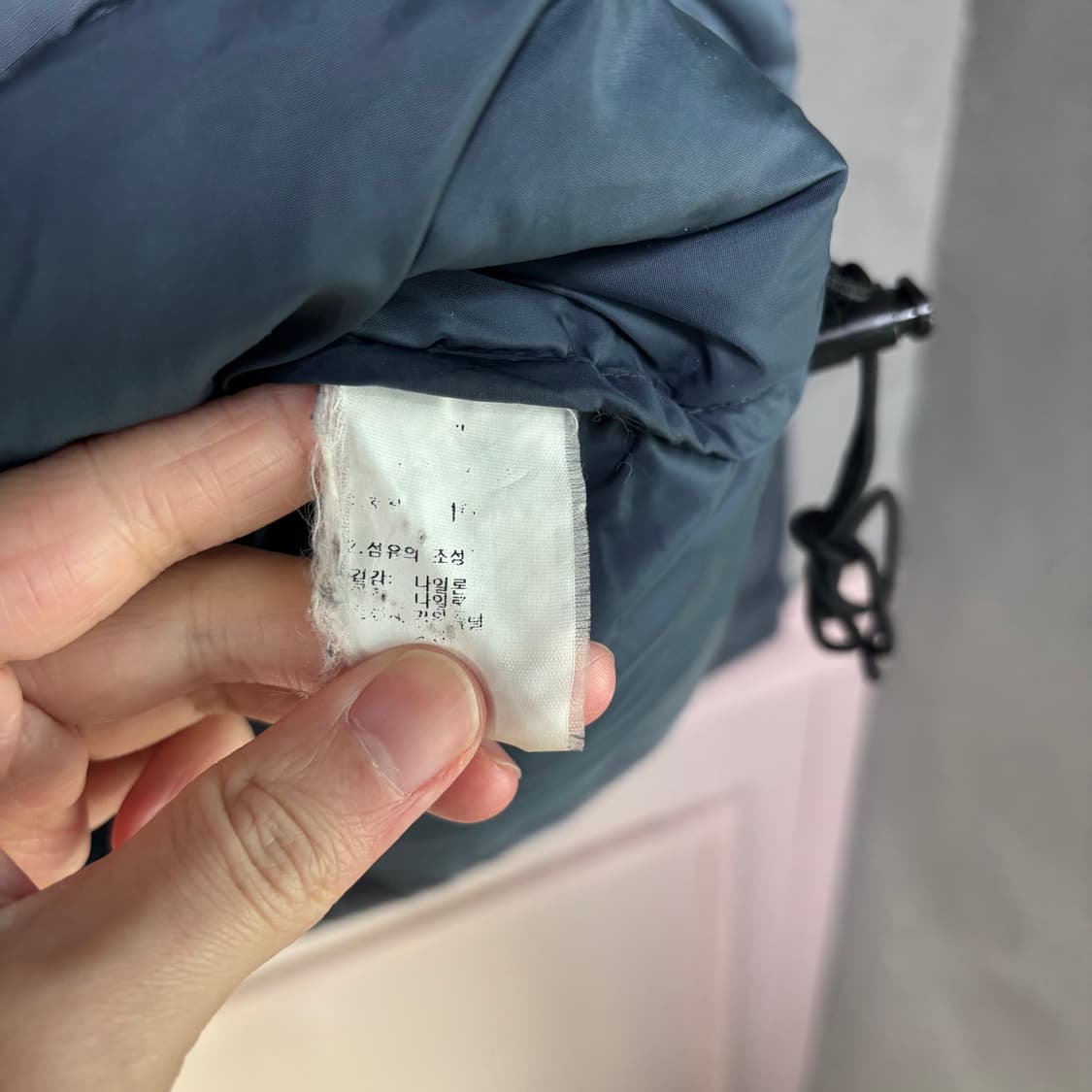 노스페이스 700 눕시 구스다운 패딩 스카이블루 상품이미지3