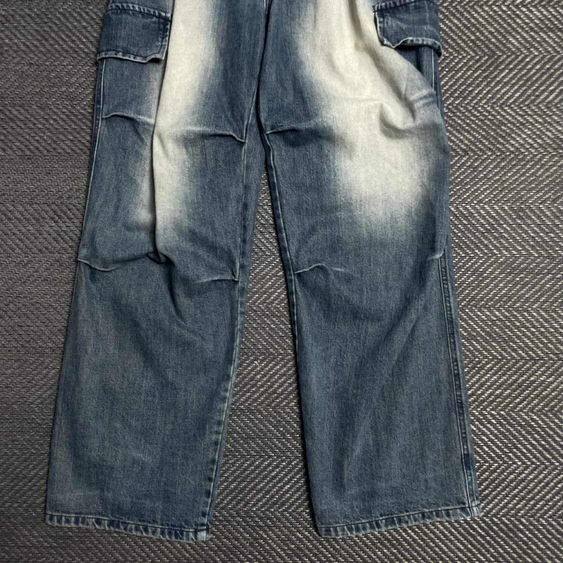 GO JEANS 빈티지 워싱 카고 데님 팬츠o 5193 상품이미지2