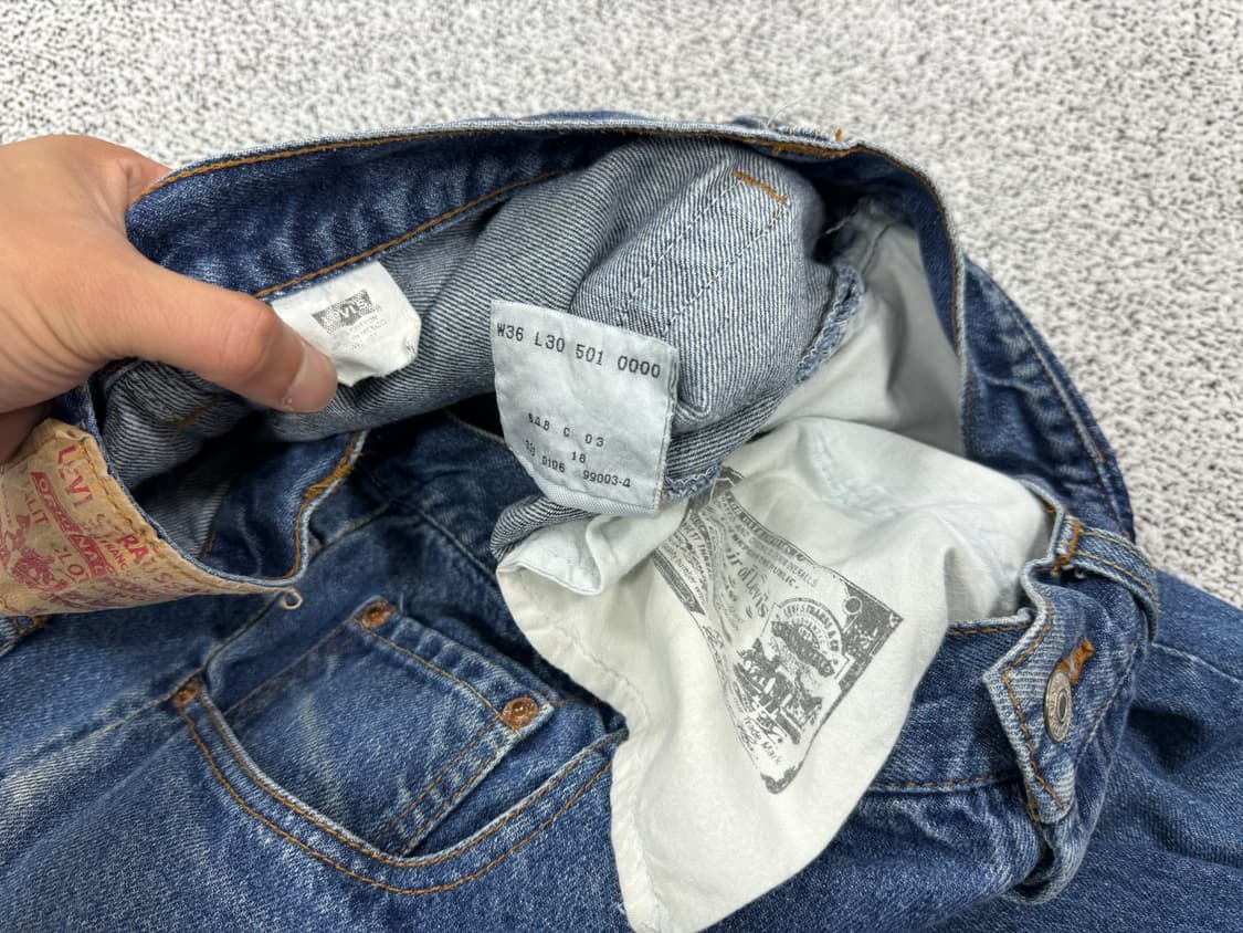 리바이스 501 00s 데님청바지 상품이미지5