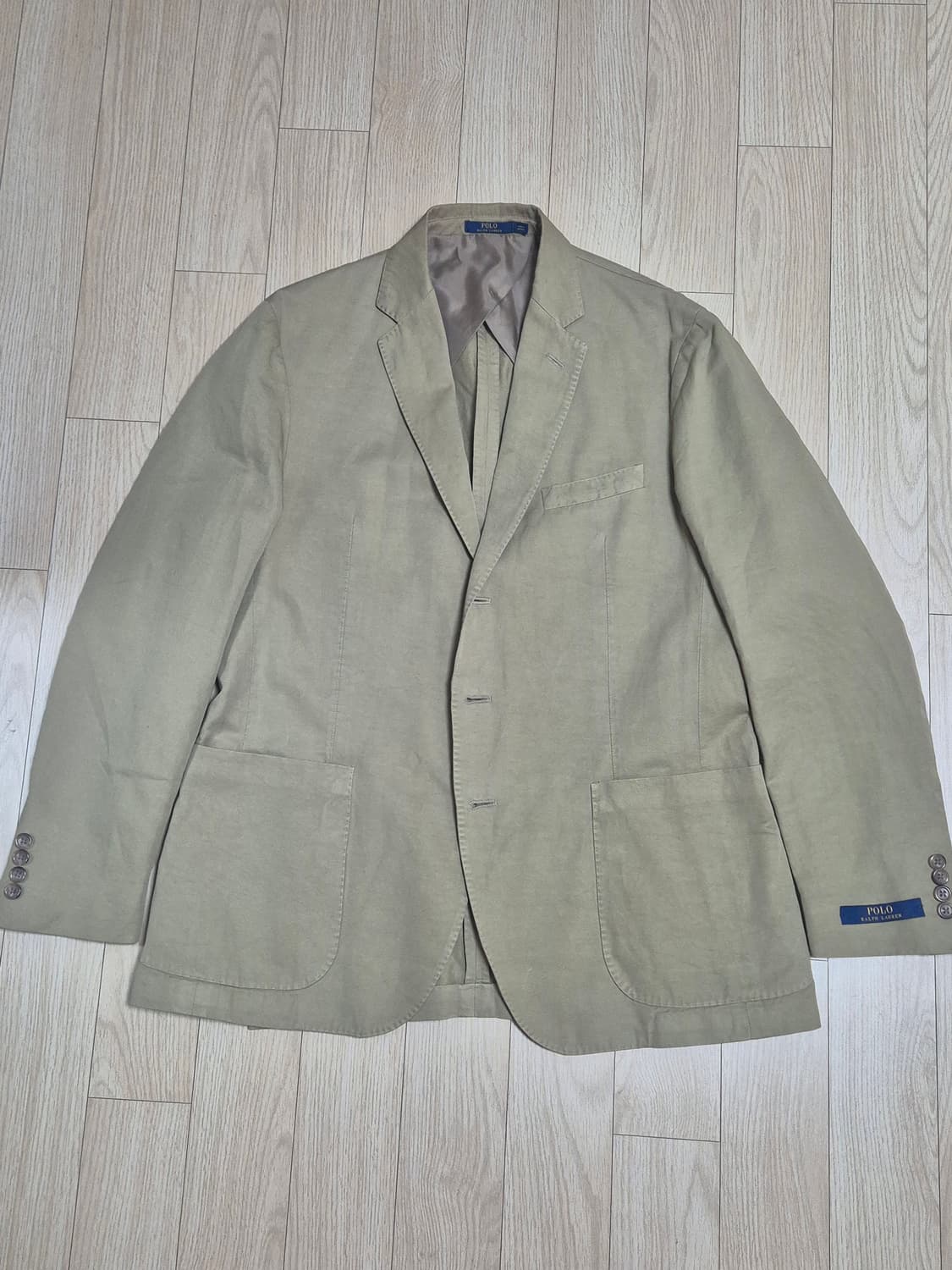 폴로 랄프로렌 베이지 코튼 자켓 상품이미지1