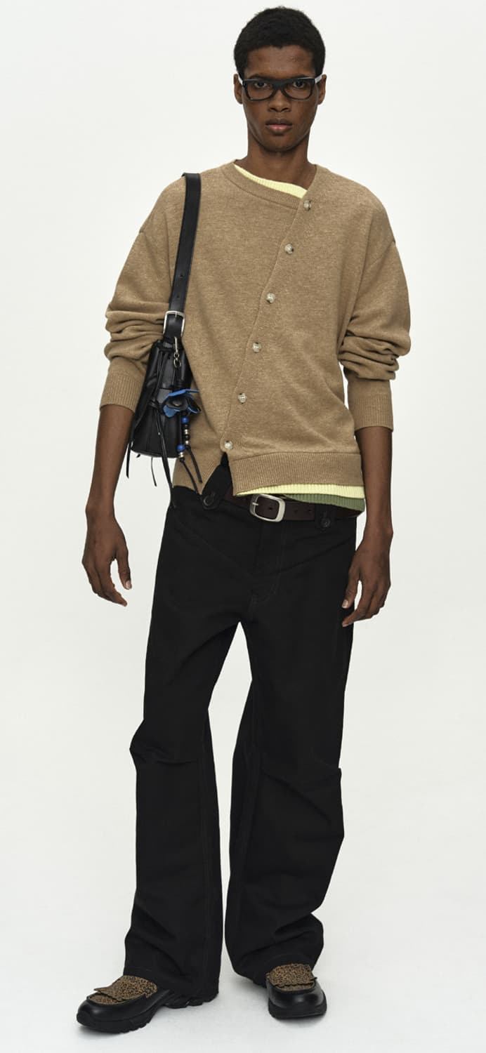 앤더슨벨 DOUBLE WAISTBAND WIDE-LEG TROUSER 상품이미지4