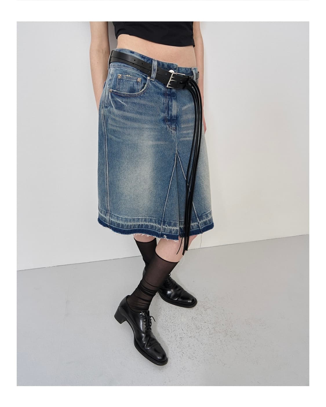 LCDC WESTERN STRAP LEATHER BELT 상품이미지3