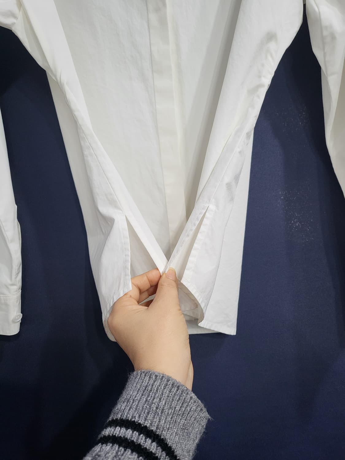 준지 로고자수 셔츠남방 상품이미지4