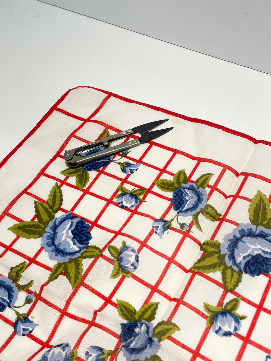 겐조 00s 재팬 플라워 패턴 쁘띠 손수건 A1454 상품이미지5