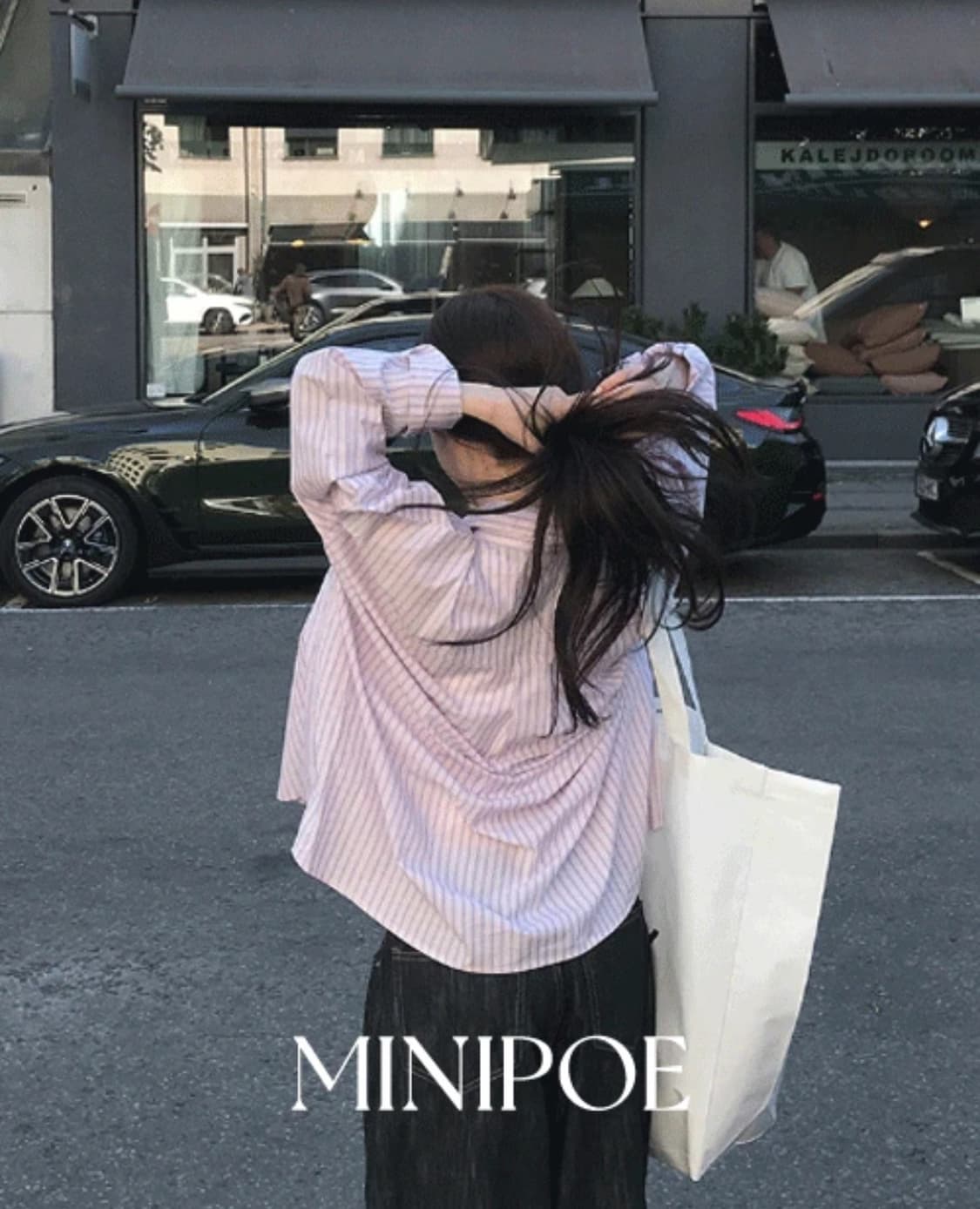 미니포에 피버 스트라이프 셔츠 상품이미지3