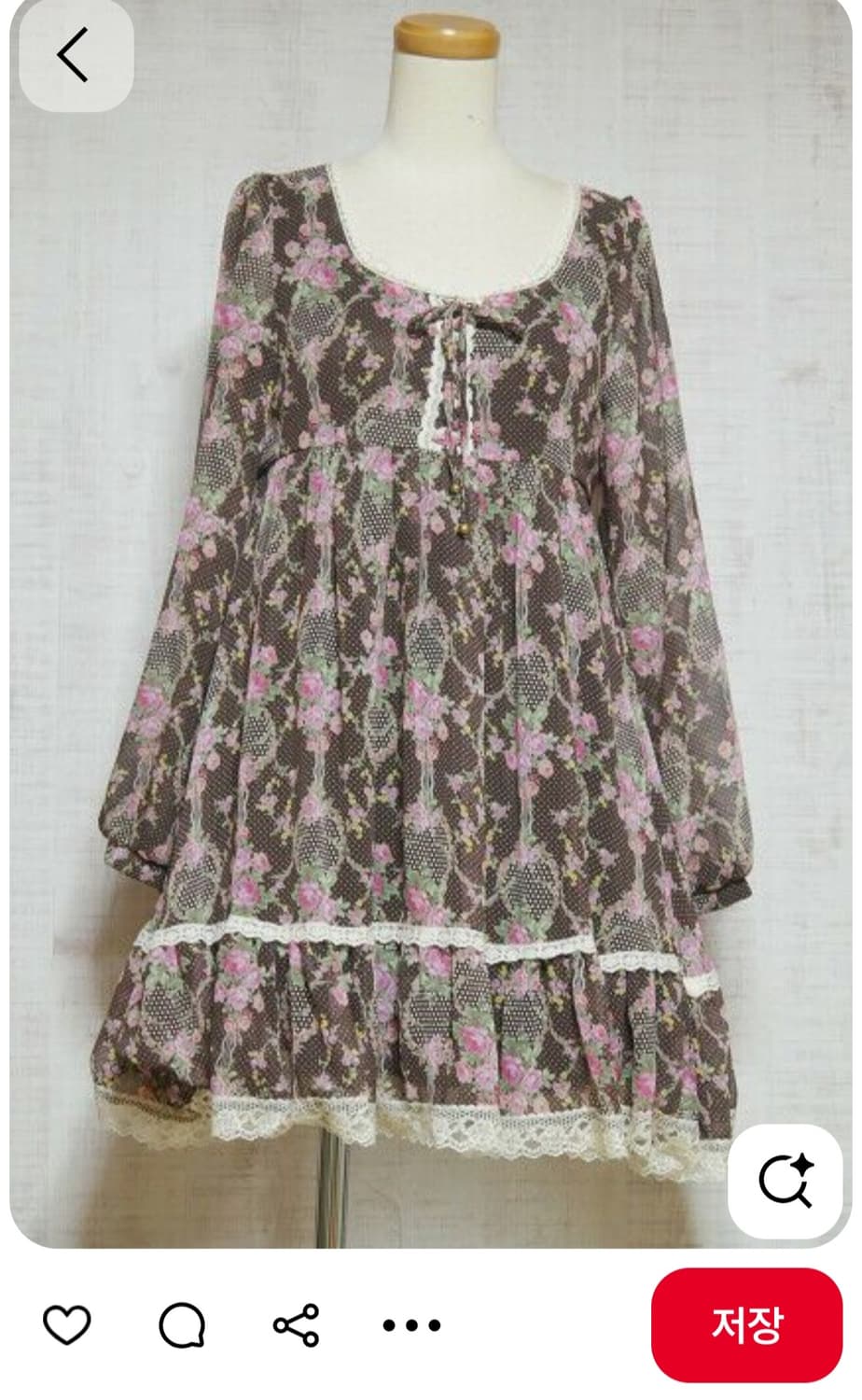 ankrouge 앙크루즈 꽃무늬 원피스 상품이미지2