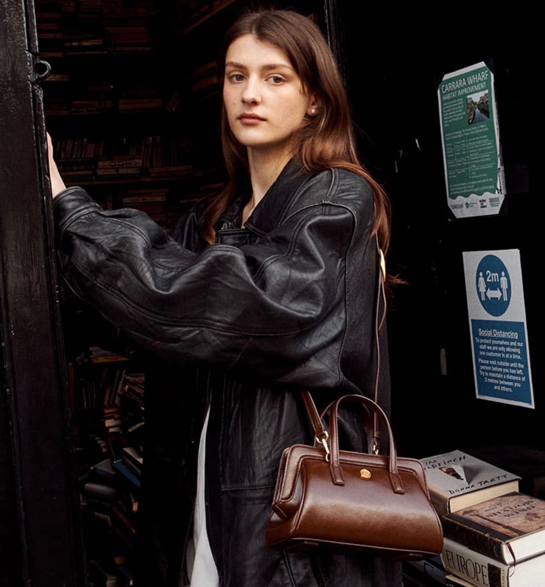 르메메 삭 쁘띠 자뎅 토트백 모카 상품이미지4