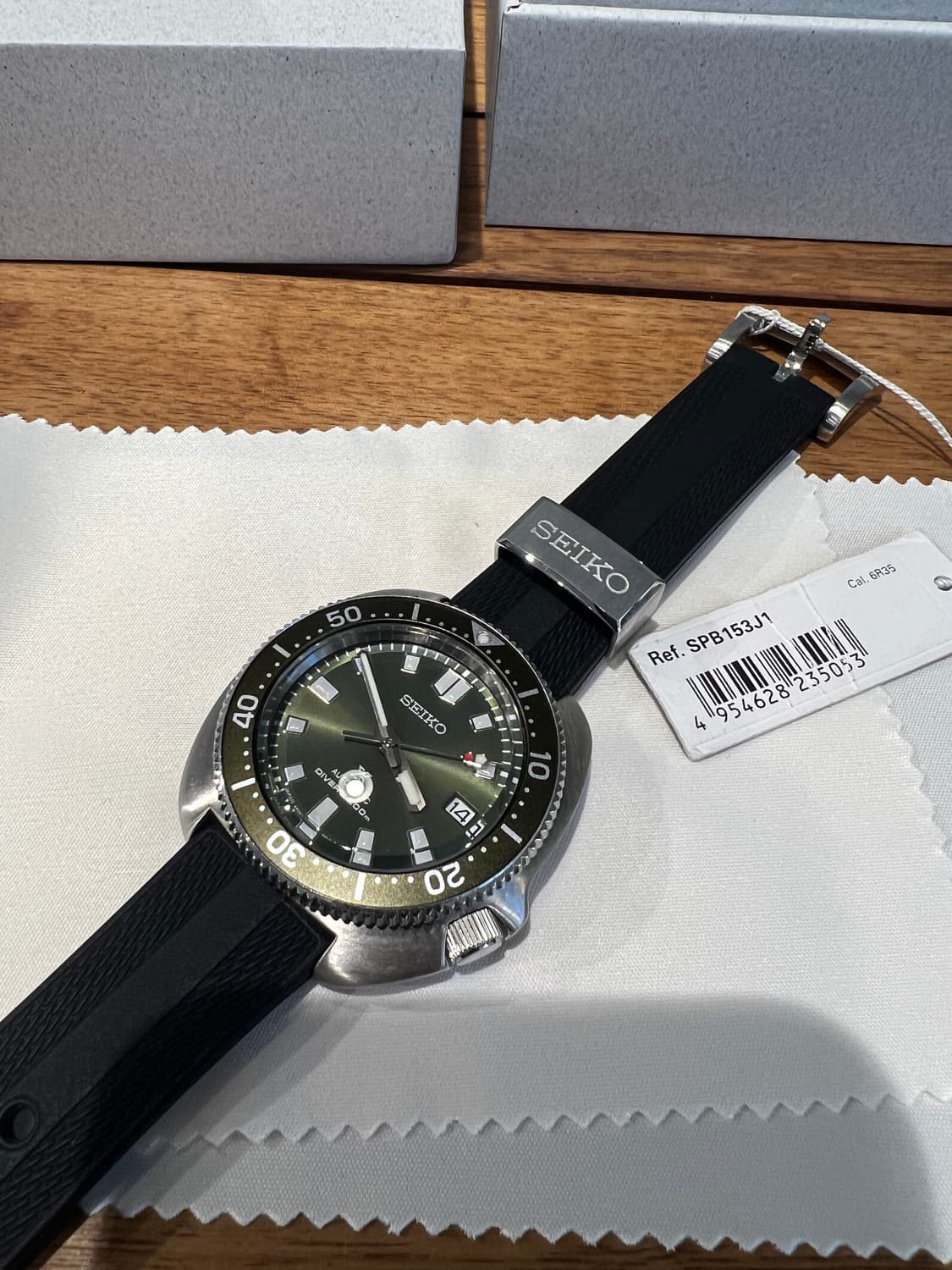 캡틴윌라드 세이코 터틀 spb153 소장용 올해 26년 2월 제품 팔아요 상품이미지5