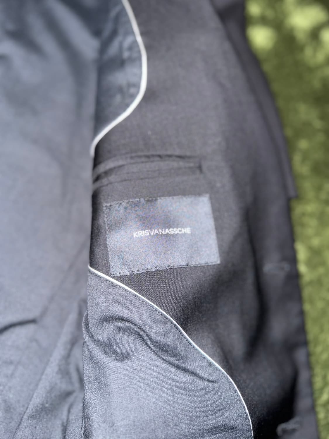 [50] 크리스 반 아쉐 13AW 더블 슬리브 블레이저 자켓 블랙 상품이미지6