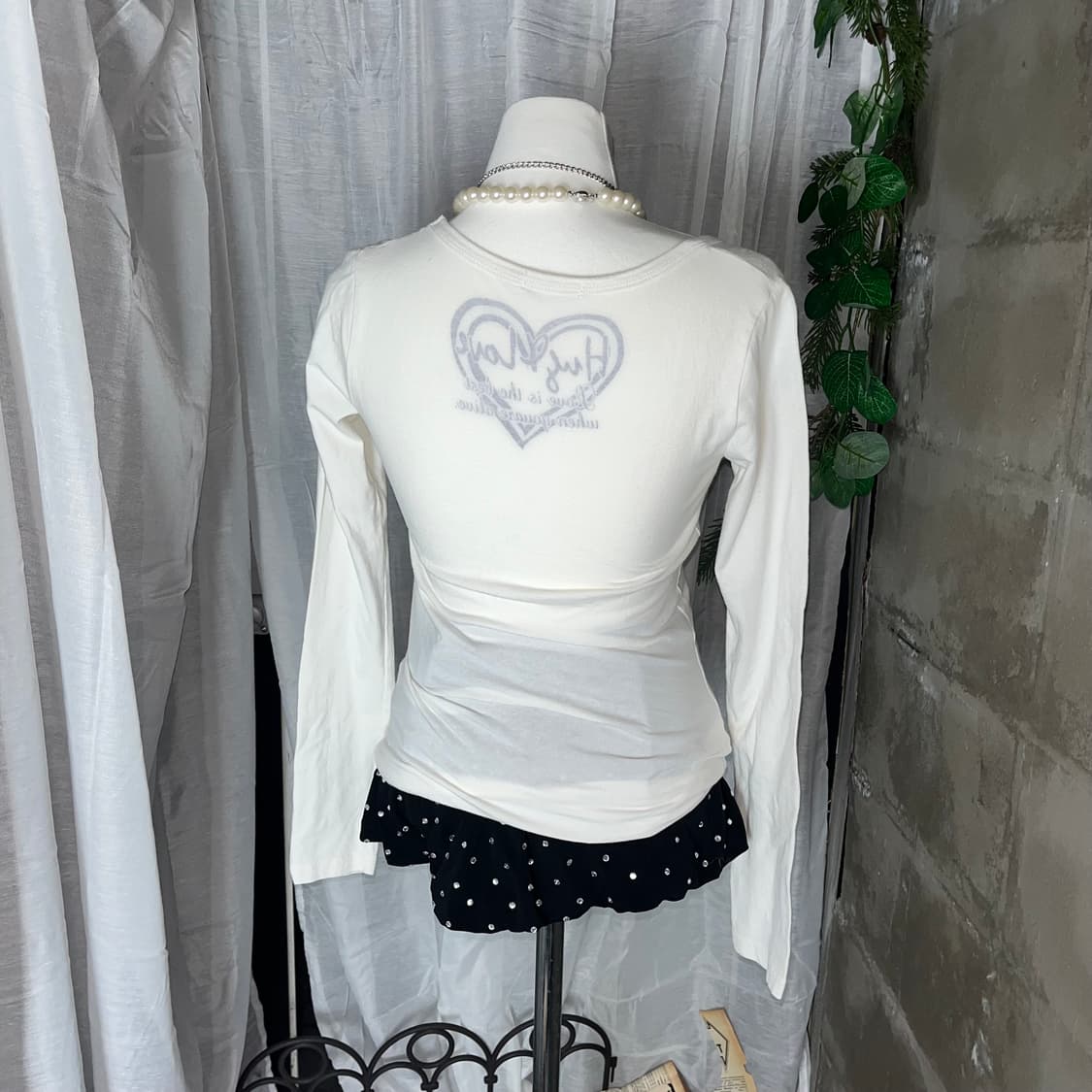 갸루 큐빅 롱슬리브  상품이미지4