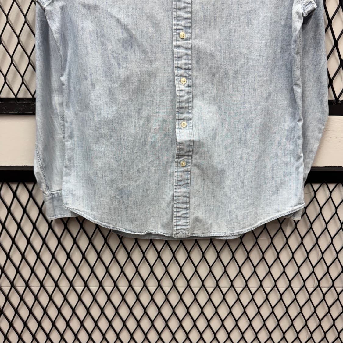 폴로 랄프로렌 솔리드 긴팔 데님 셔츠 멀티포니 포인트 상품이미지4