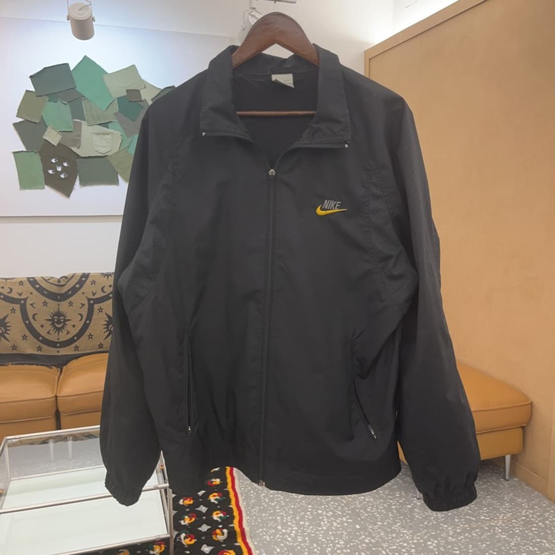나이키 올드스쿨 레트로 클럽 로고 바람막이 웜업 자켓 L C07496 상품이미지3