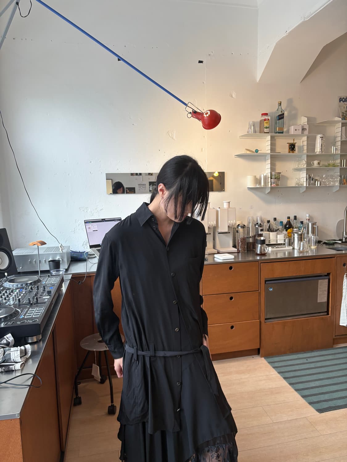 YOHJI YAMAMOTO NOIR Black Strap Onepiece 상품이미지3