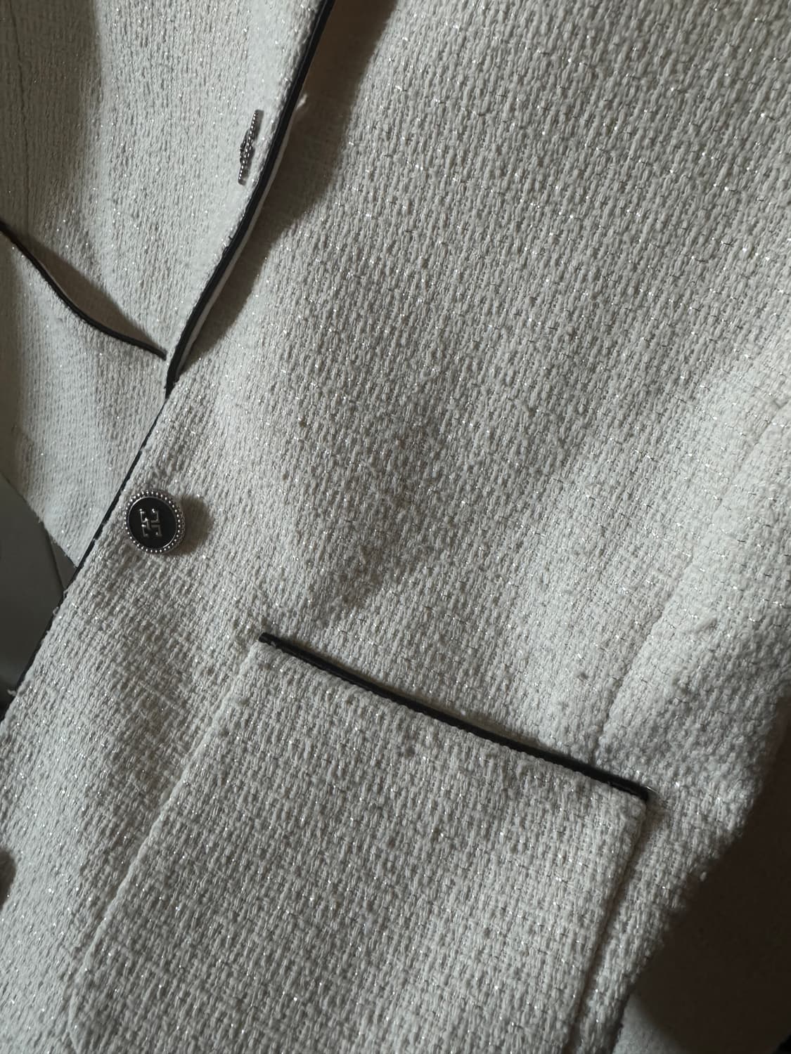 로엠 배색 트위드 자켓 상품이미지5