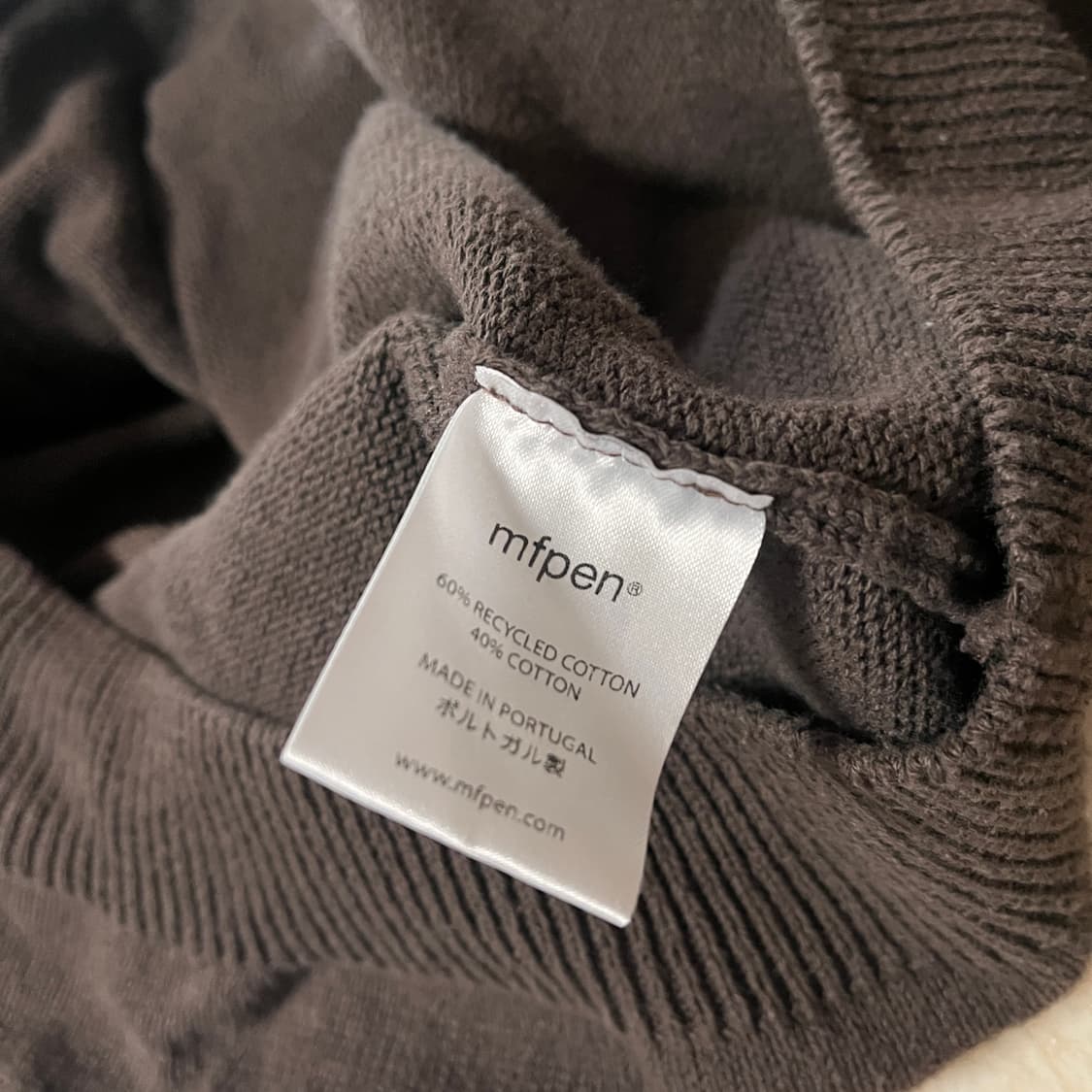 [S] Mfpen formal polo shirt brown 상품이미지3