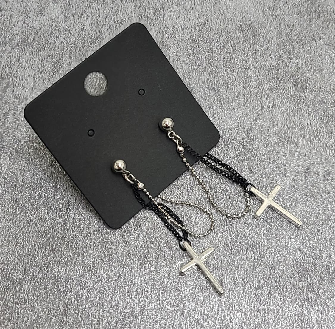 cross earrings 상품이미지5