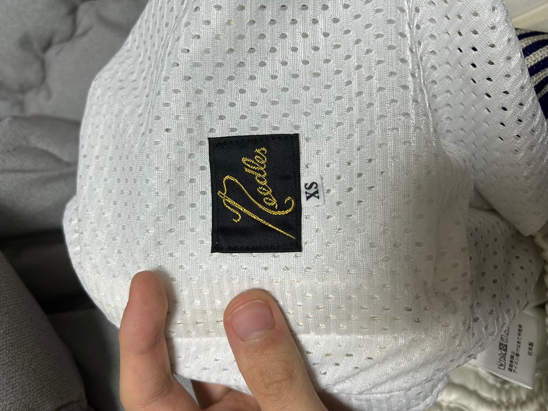 니들스 hd 트랙팬츠 폴리 스무스 아이스 화이트 (화이트 퍼플) 상품이미지8