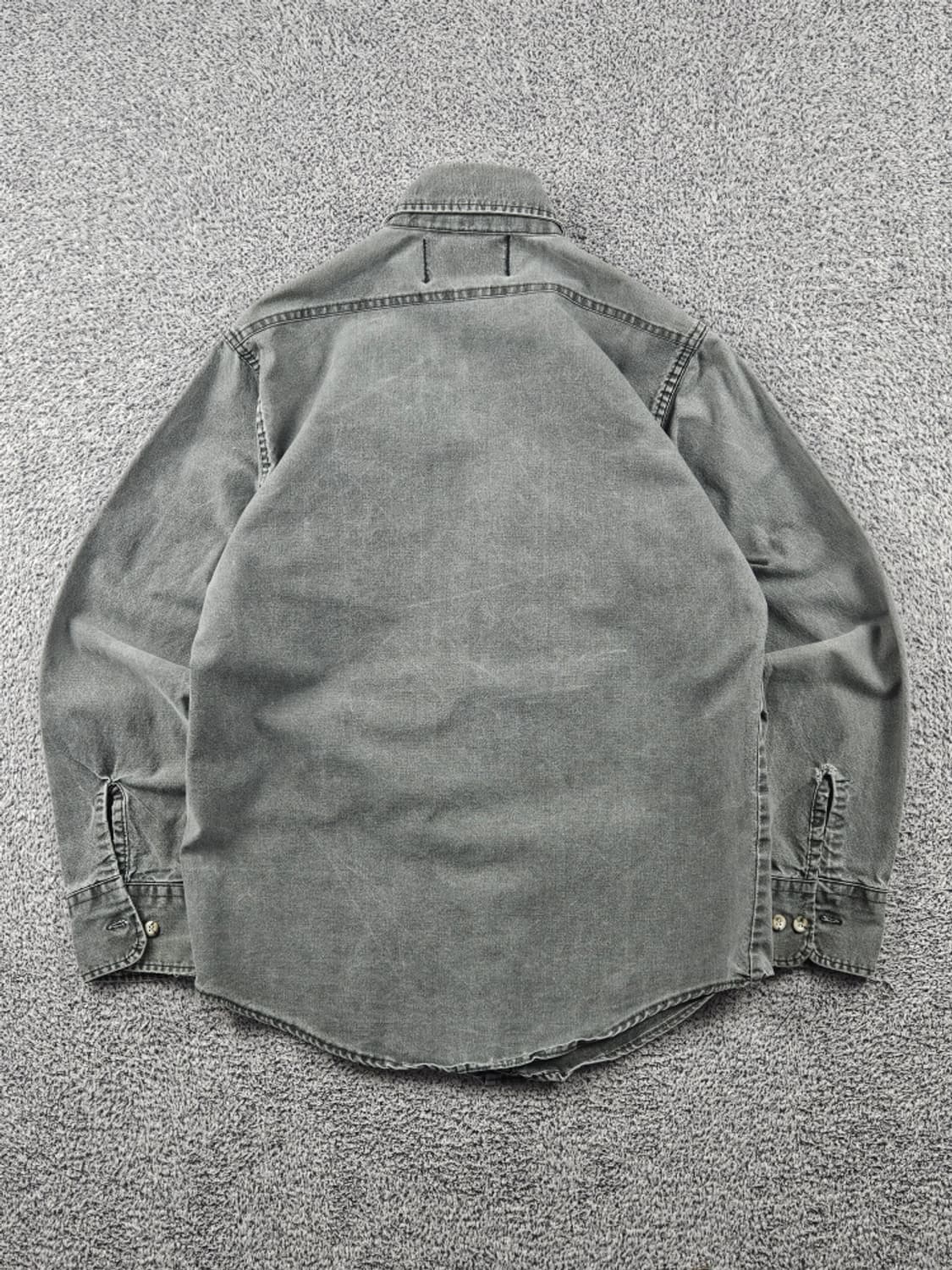 할리데이비슨 블랙 데님 포켓 바이커 셔츠 ( S 추정 ) / 10717 상품이미지5