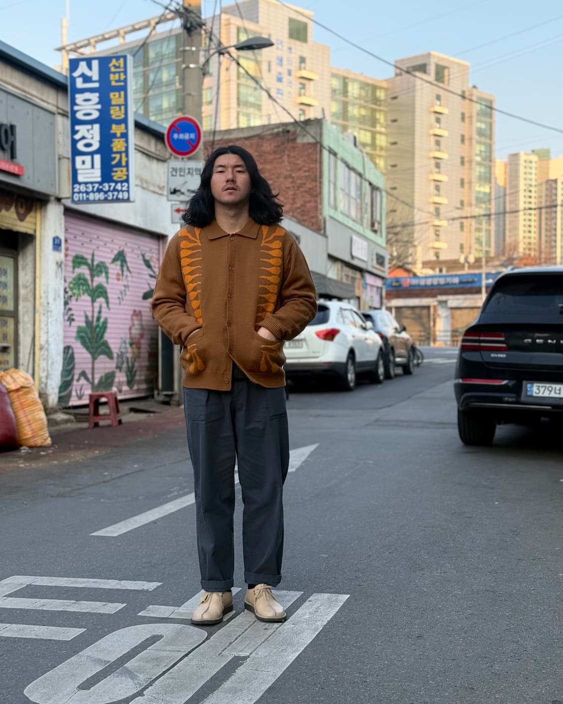 오베이 우드 수베니어 가디건 L 상품이미지7