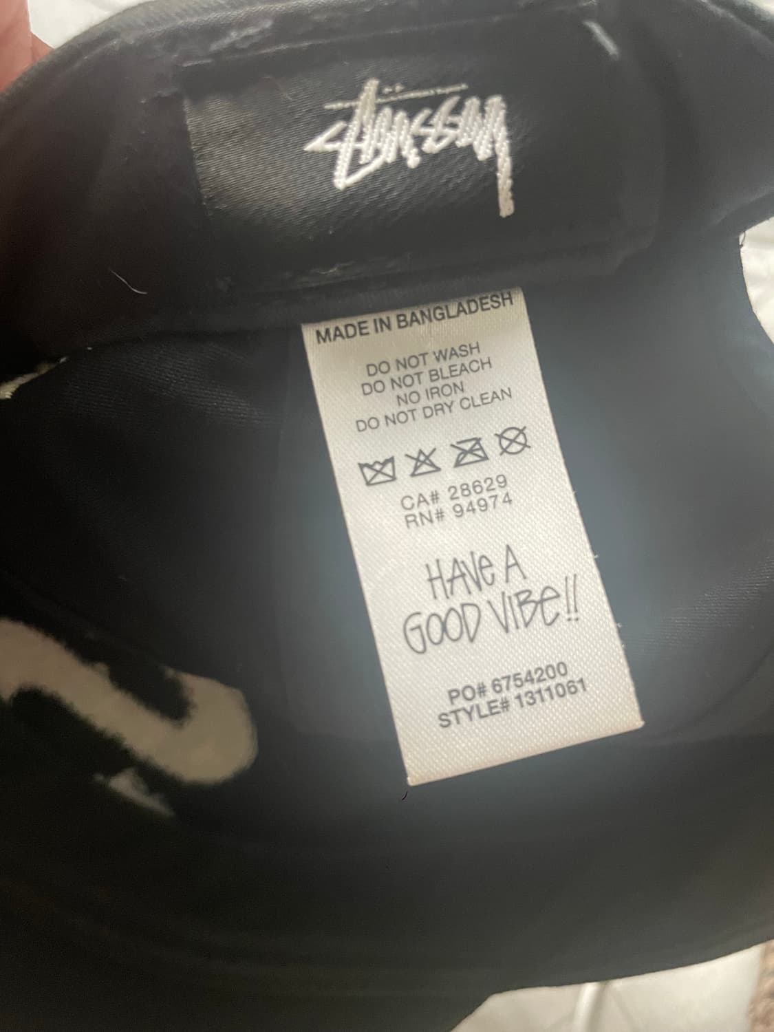 스투시 셔닐 로고 캡 상품이미지2