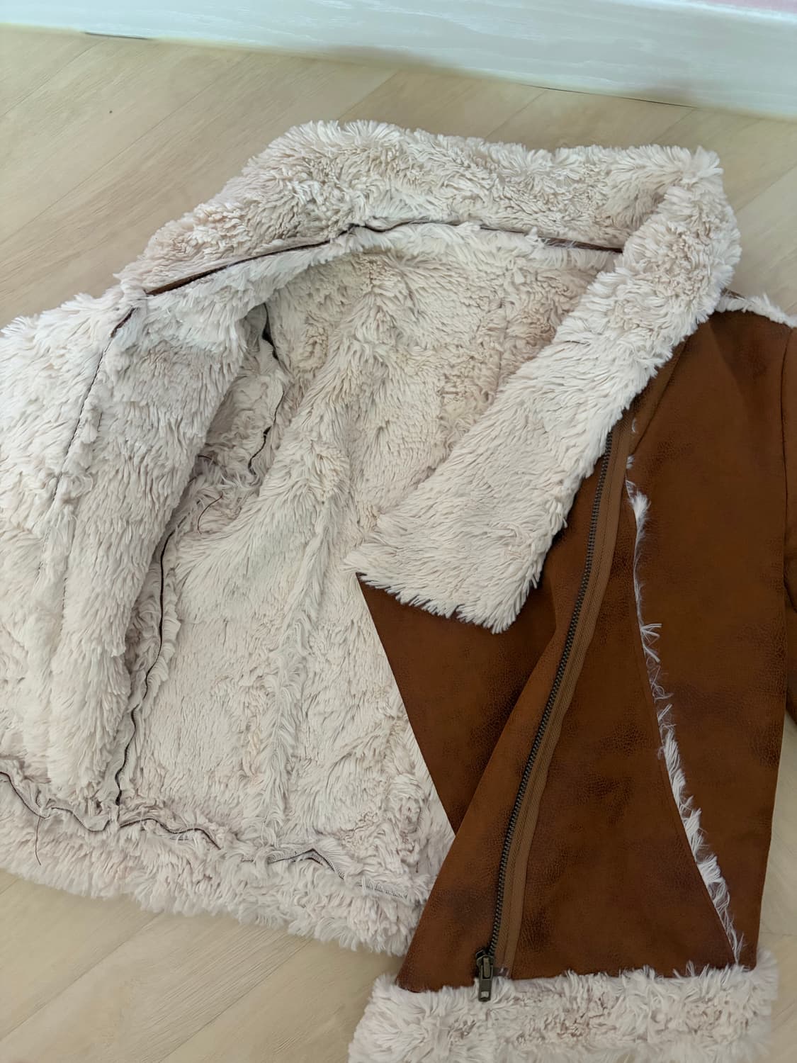 빈티지 무스탕 오네갸루 라떼갸루 상품이미지3