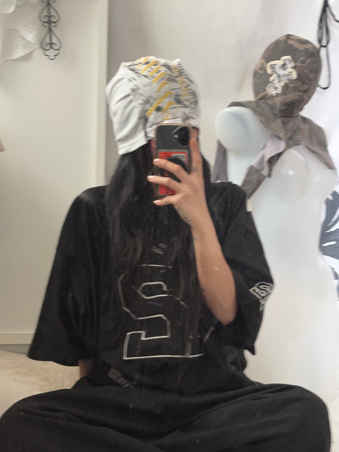y2k lettering beanie 상품이미지4