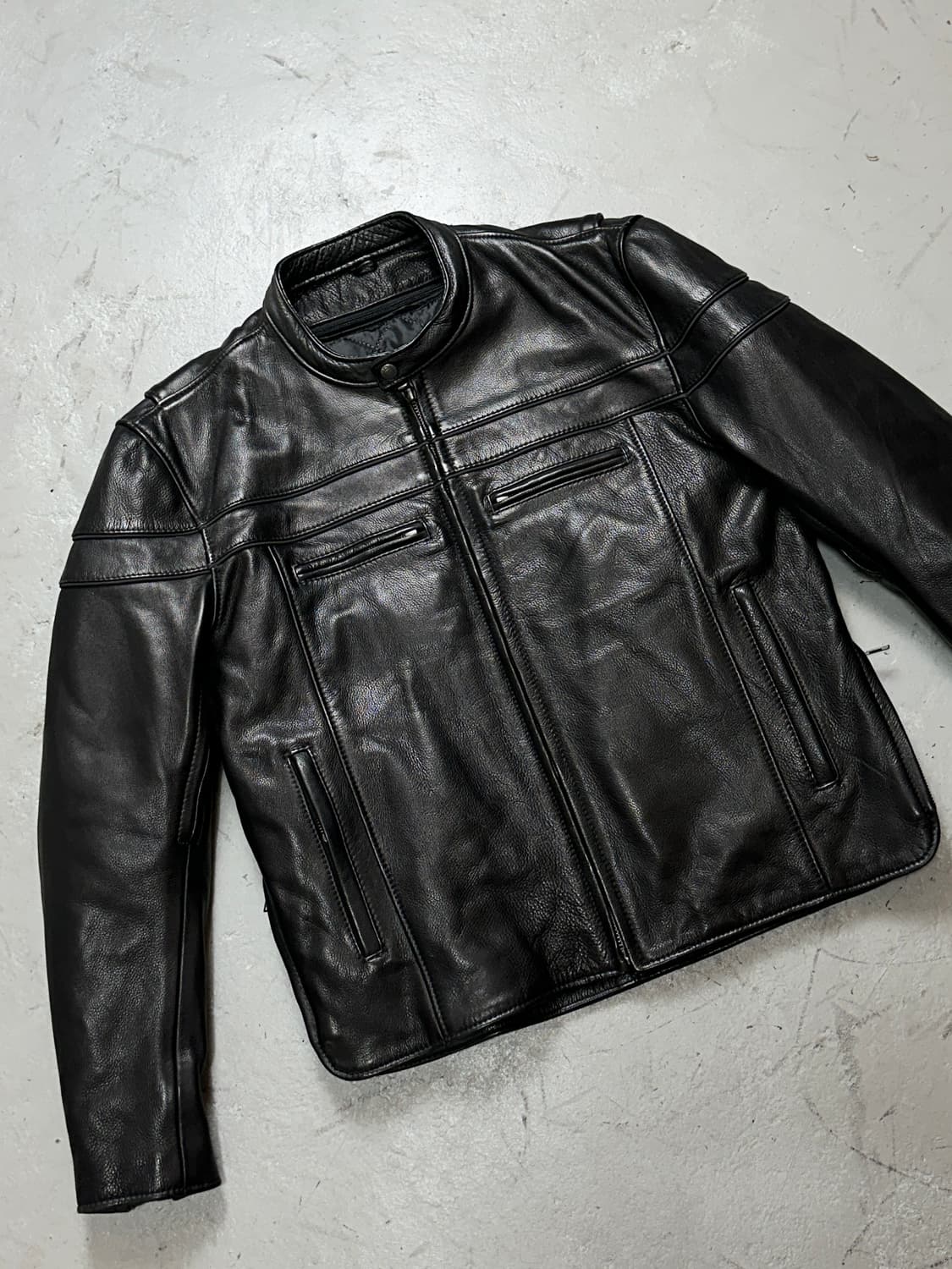 90's 빈티지 레더 모터사이클 자켓 빈티지 라이더 자켓 상품이미지5