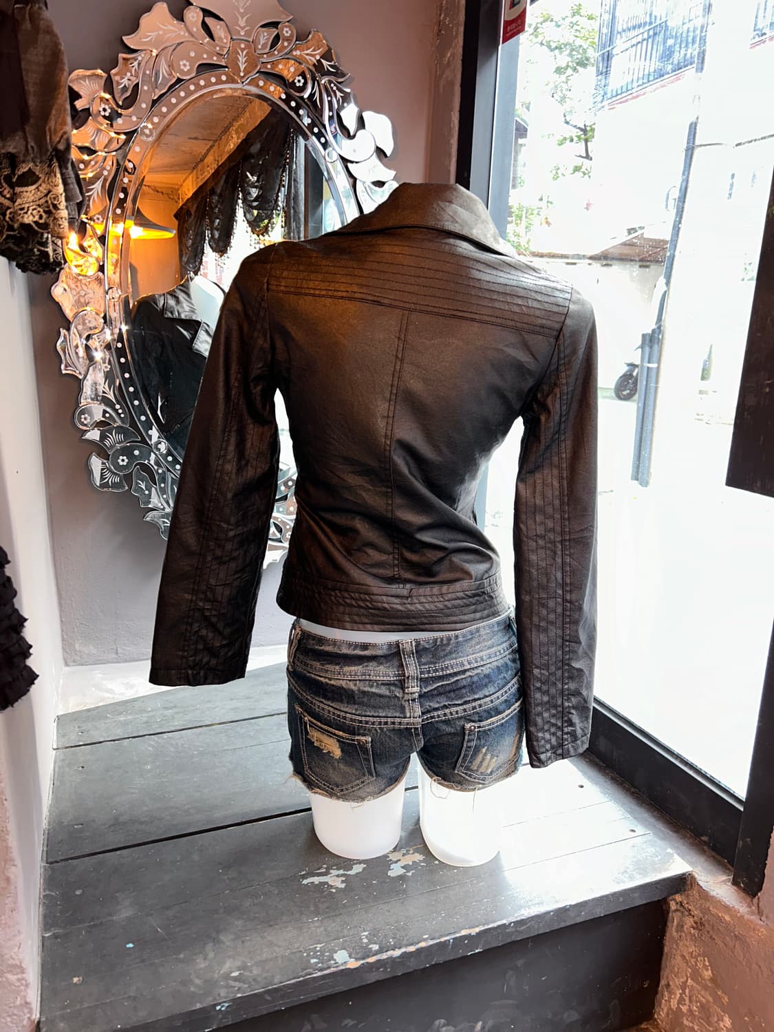 d.i.a. 다이아 누빔레더자켓 y2k펑크갸루오네갸루 상품이미지6