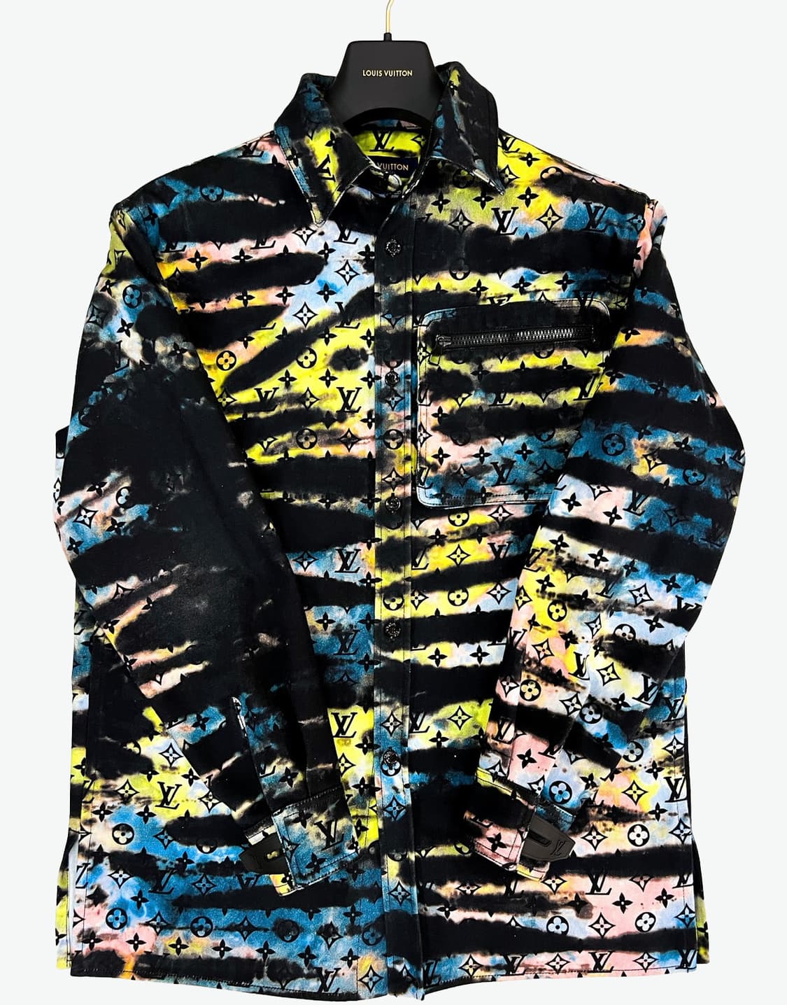 [M/매장판] 루이비통 모노그램 타이다이 데님 셔츠 자켓 상품이미지4