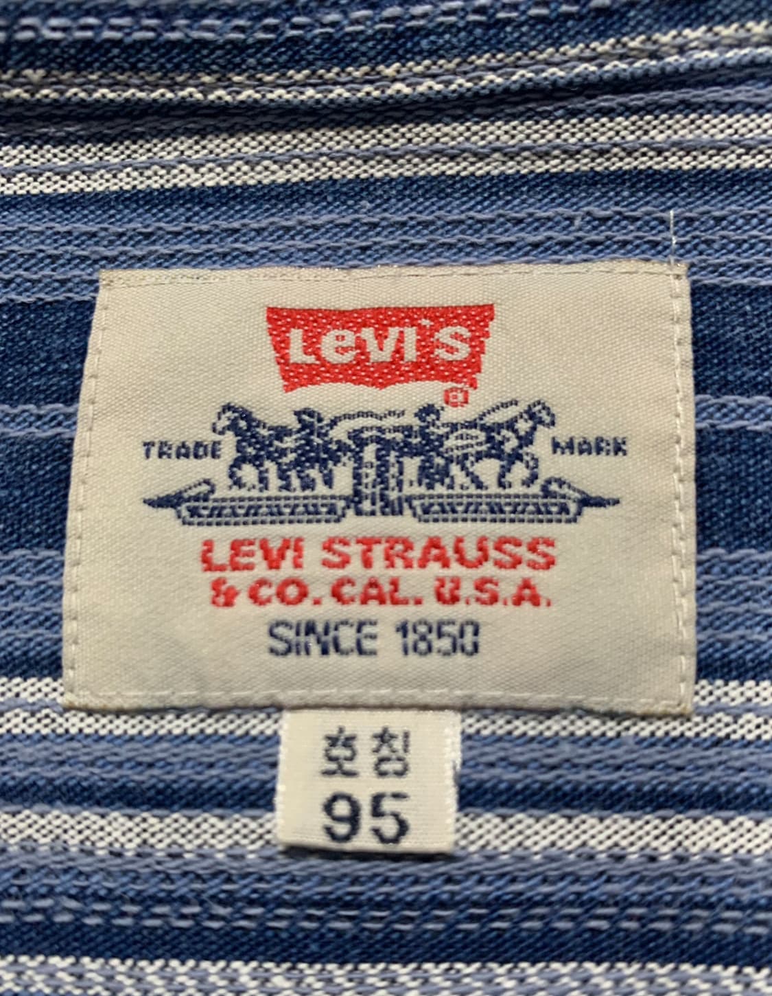 LEVIS 리바이스 90'S 셔츠(한국산)95 사이즈 상품이미지7