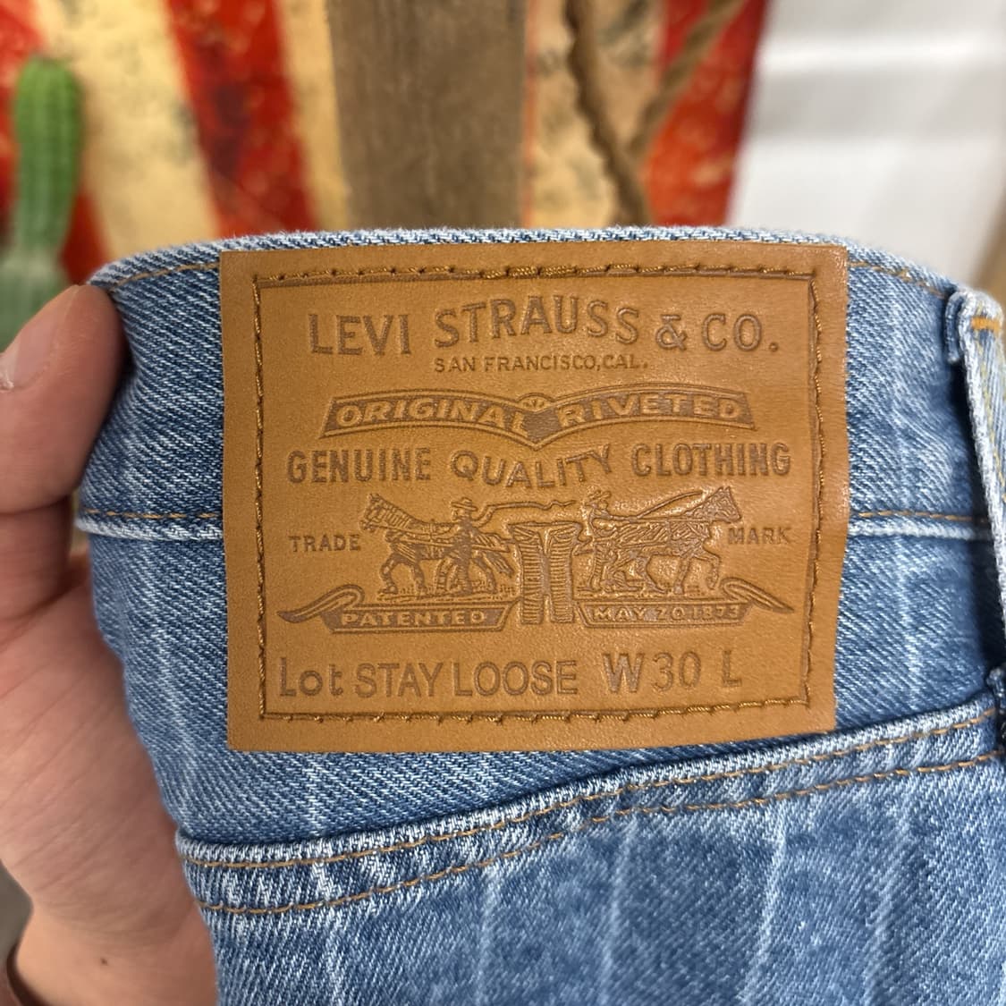 리바이스 프리미엄 진스 STAY LOOSE 히코리 데님팬츠 N1040   상품이미지7