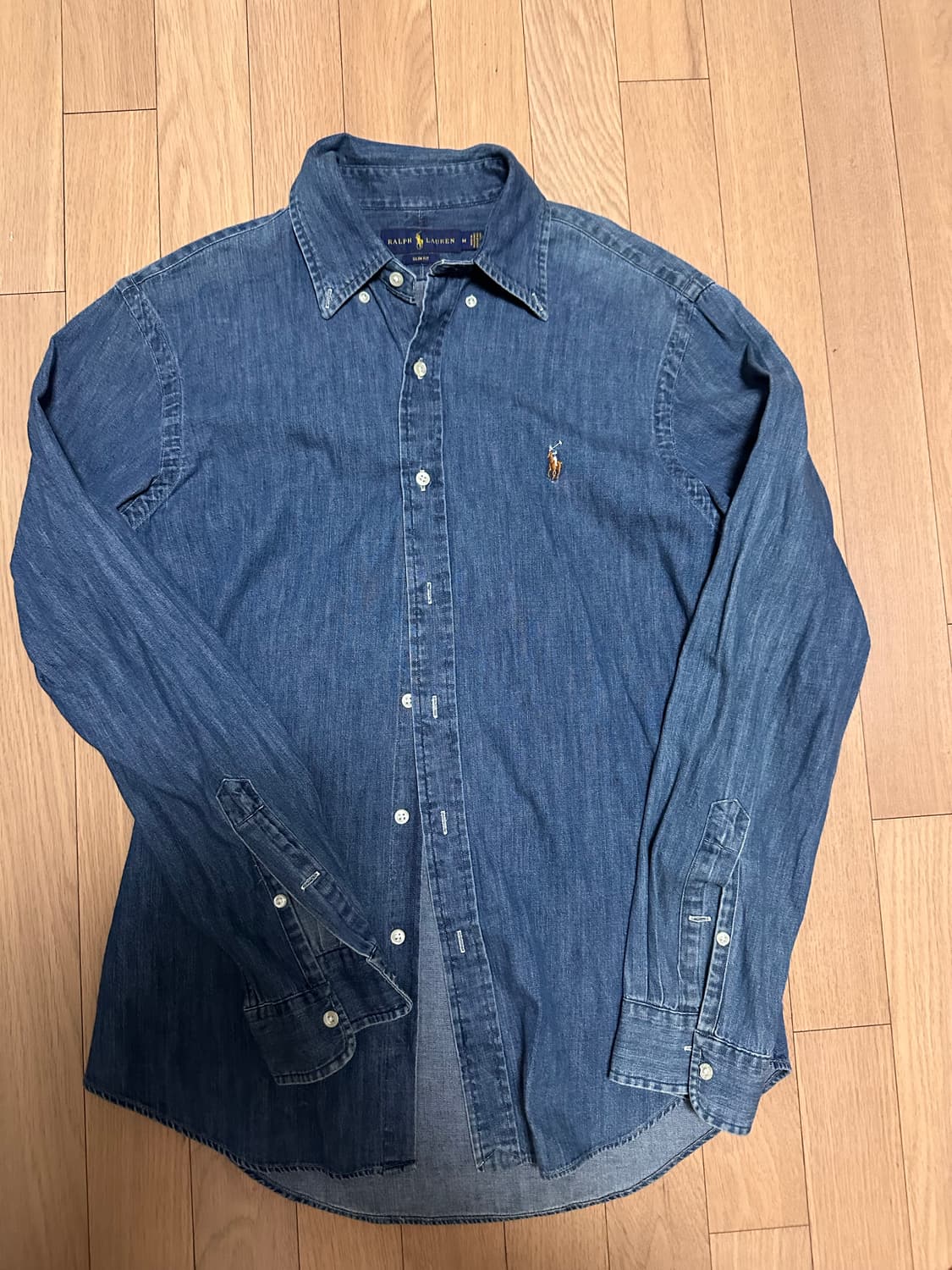 (새상품급!!) 폴로 랄프로렌 데님 셔츠 M 슬림핏ㅗ 상품이미지7