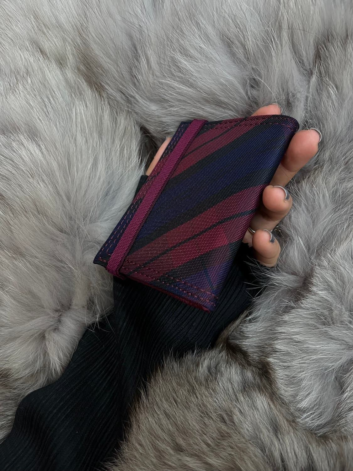 포터 타탄체크 스트랩 카드지갑 상품이미지9