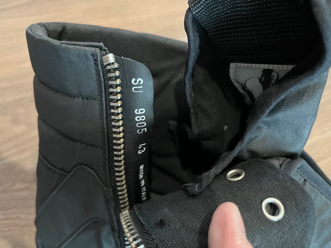 [새상품]릭오웬스 후프 덩크(가오리) 트리플 블랙 43 상품이미지5