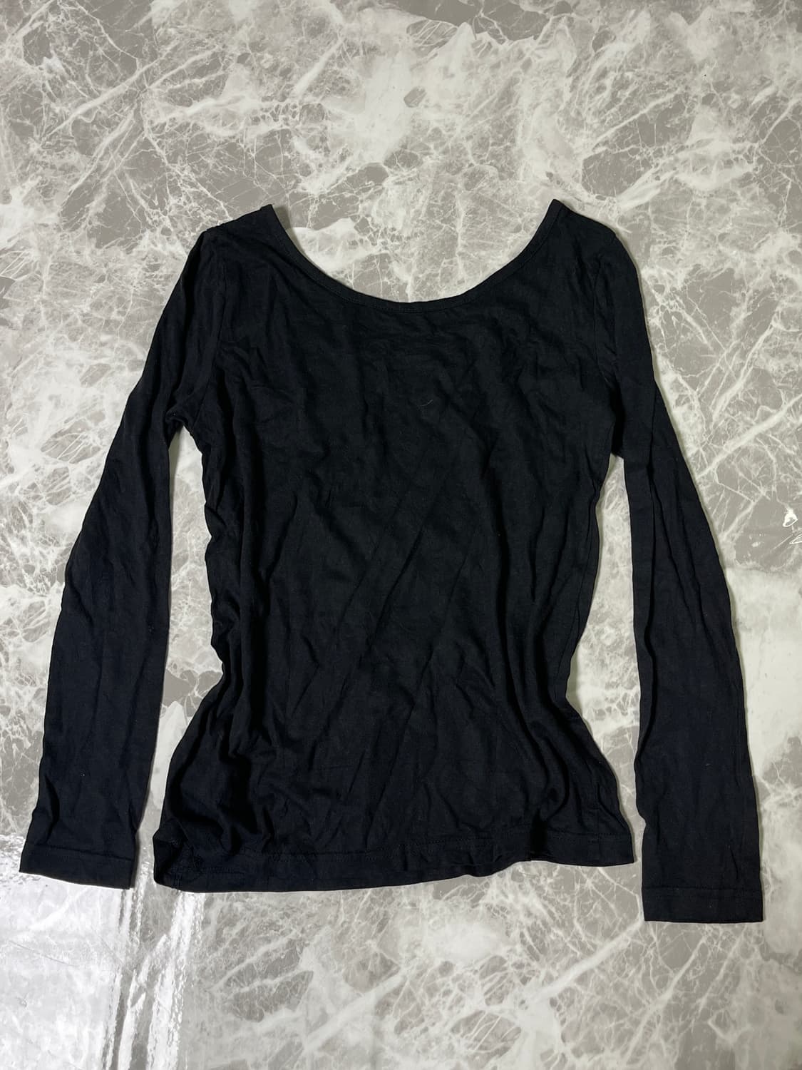 cubic u neck sleeve t 상품이미지3