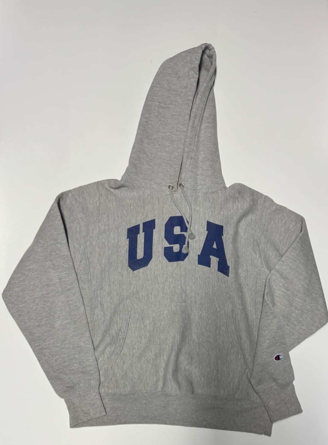 챔피온 리버스위브 USA 오버핏 기모 후드티 M 상품이미지1