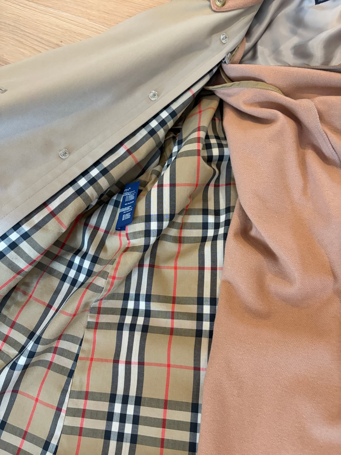 버버리 트렌치코트 (상태 최상 내피 포함) 상품이미지8