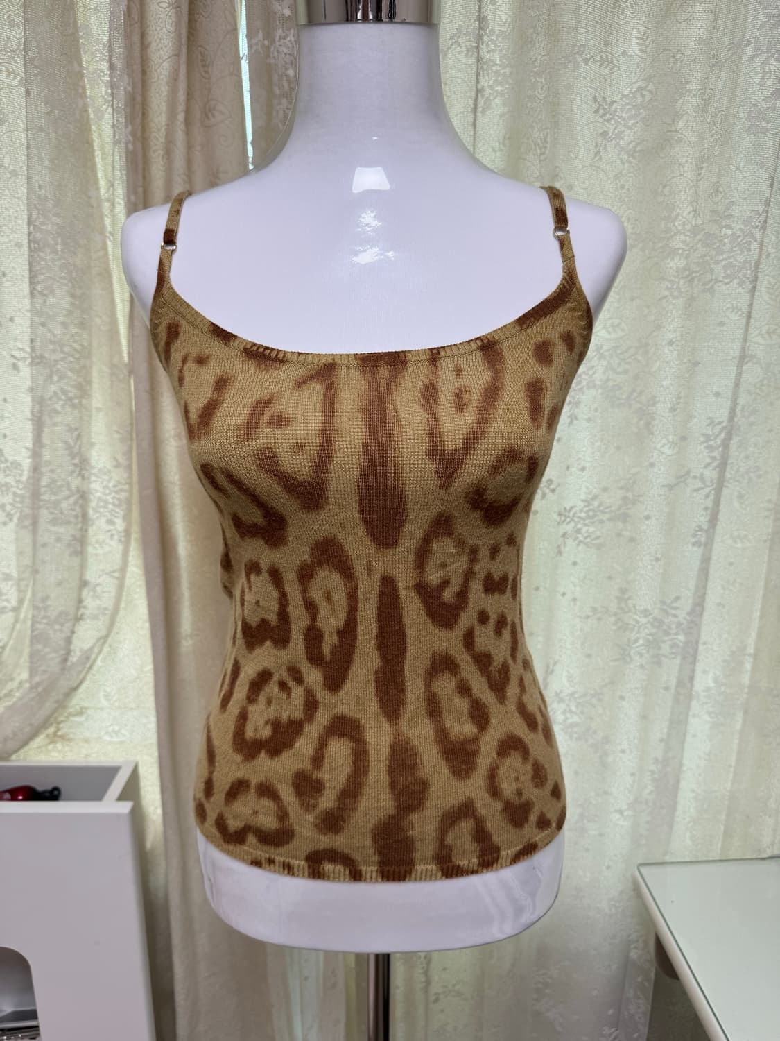 Vintage Swordfish leopard sleeveless 상품이미지1