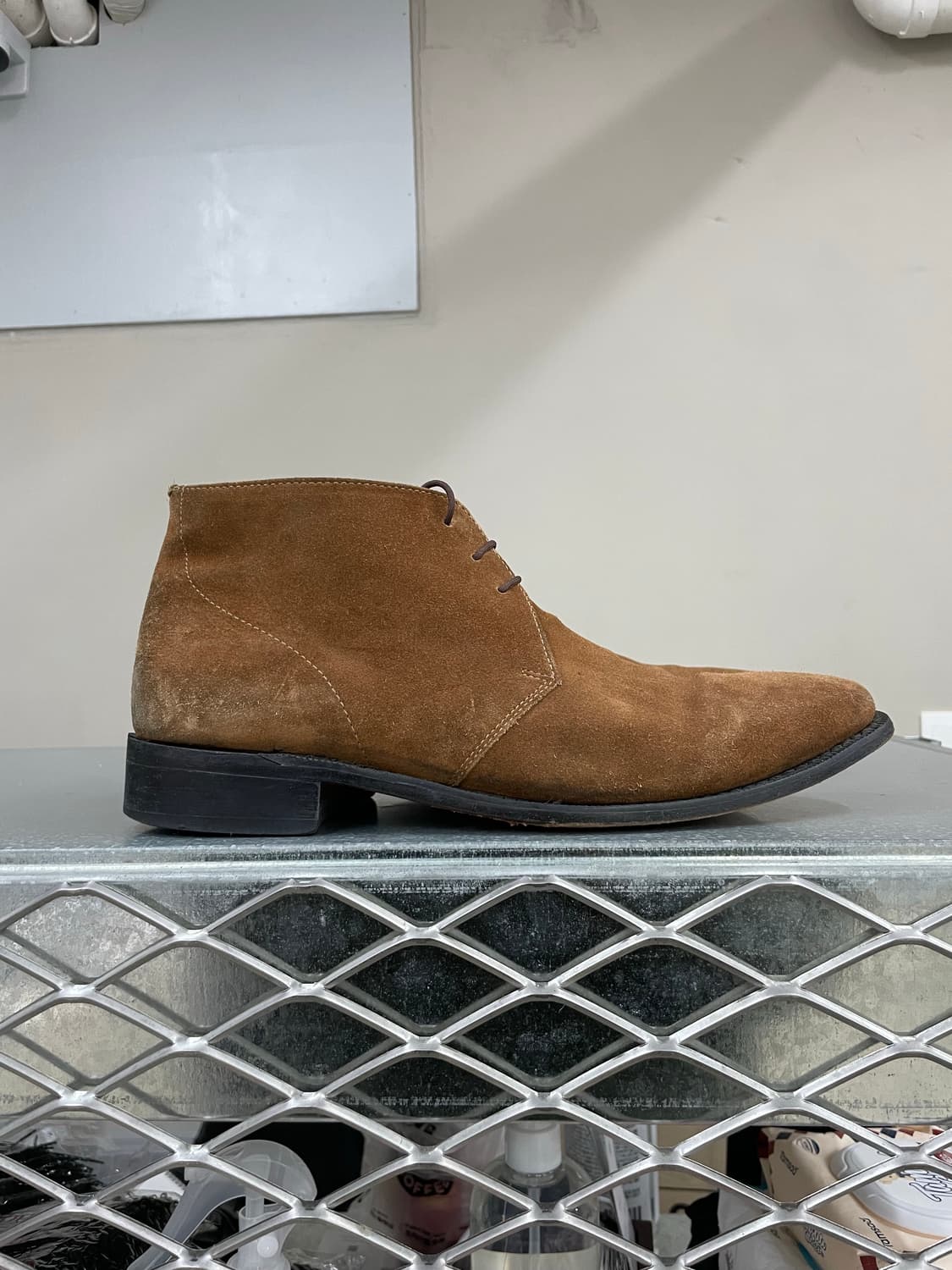 존 화이트 스웨이드 슈즈 9 상품이미지4