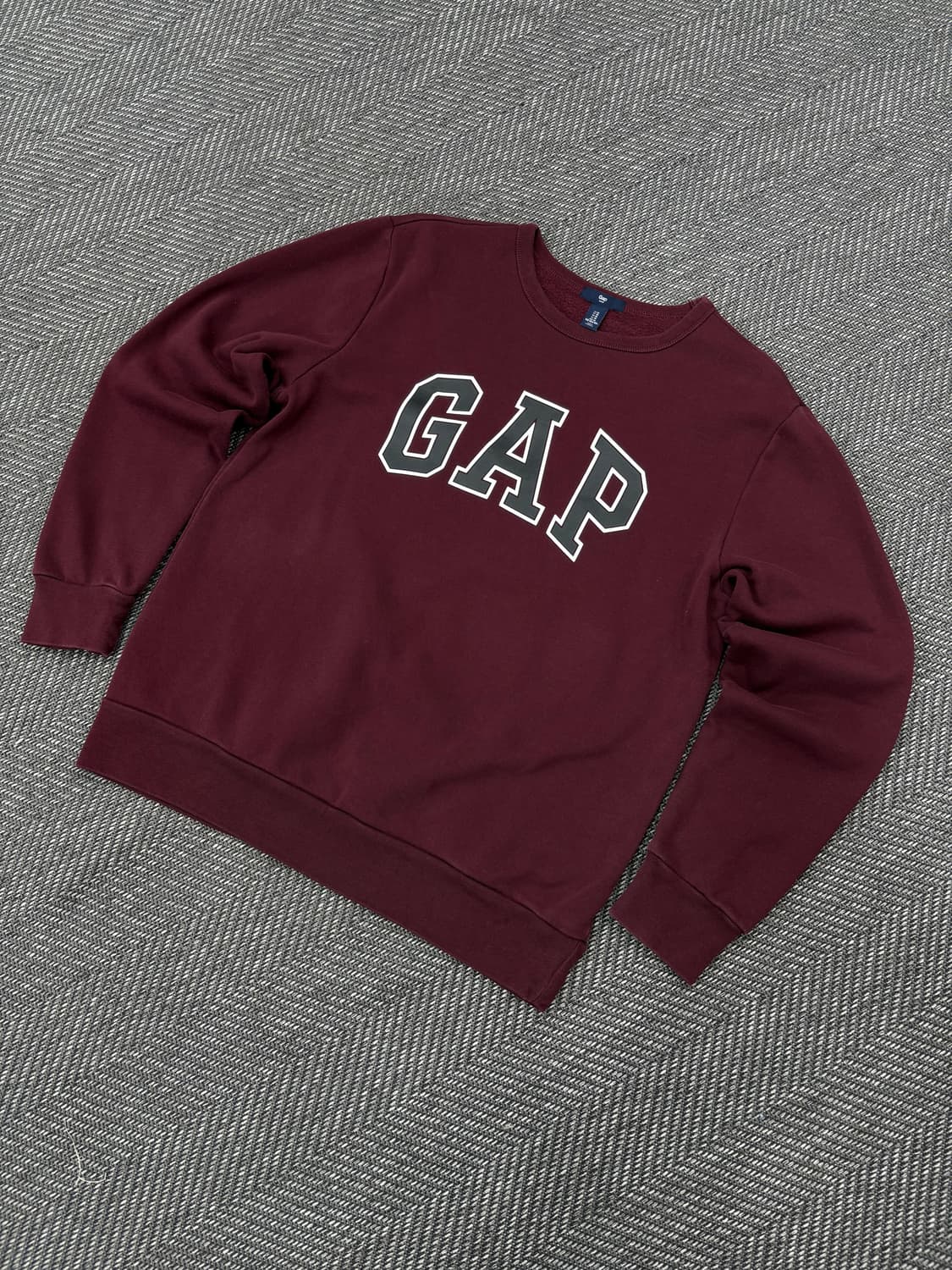 Gap 갭 맨투맨 버건디 상품이미지1