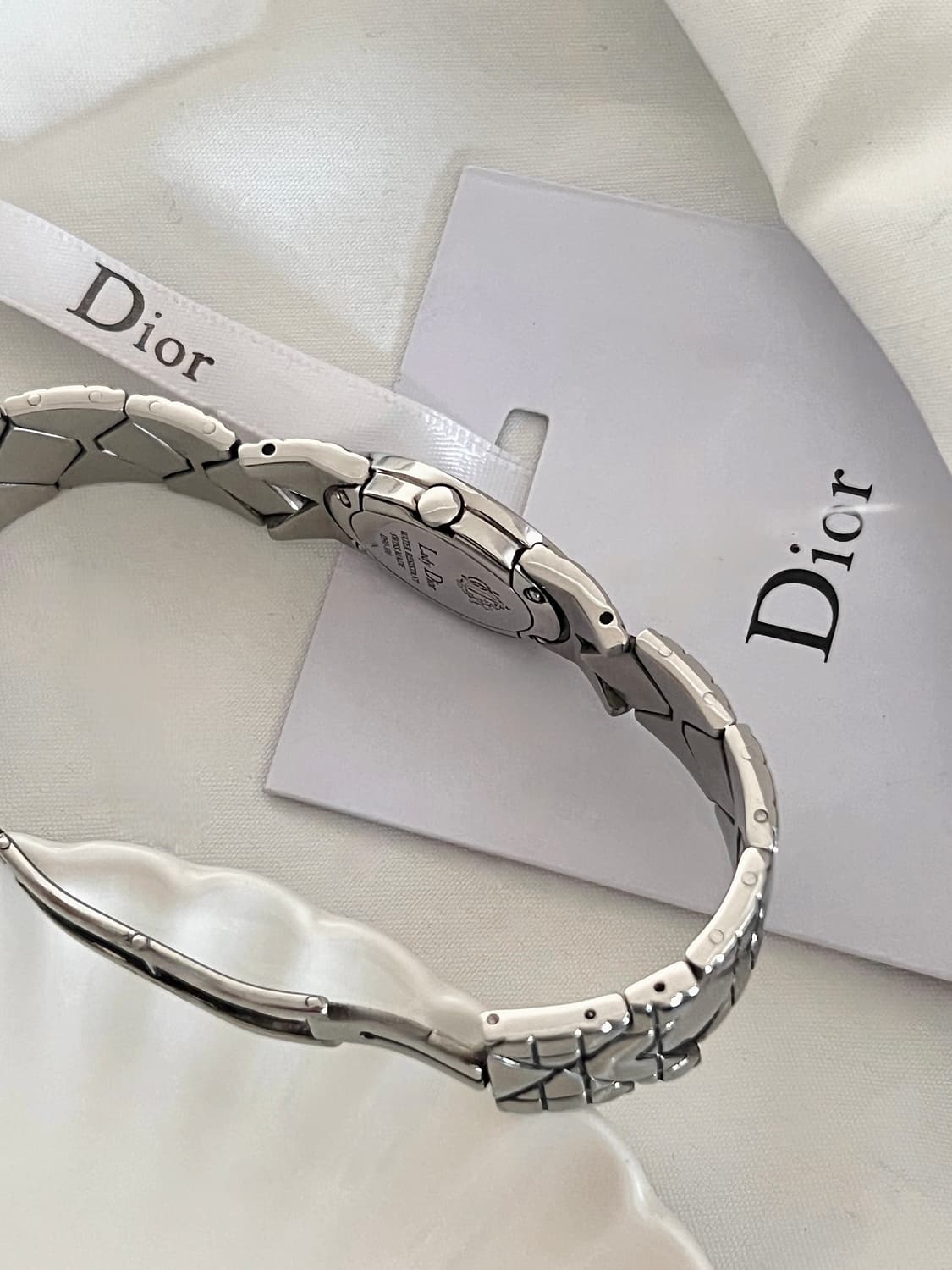 디올 까나쥬 패턴 브레이슬릿 시계 / 정품감정. 케어 상품이미지6