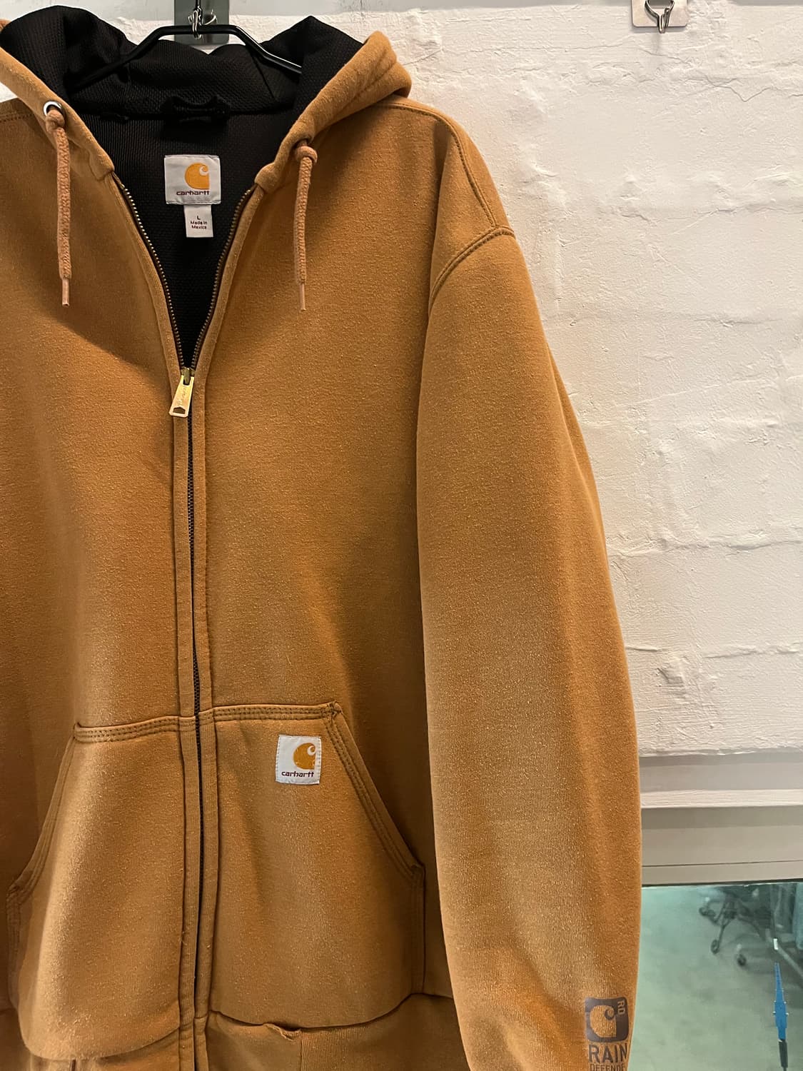 Carhartt 써멀 카멜 브라운 후드집업 L 상품이미지3