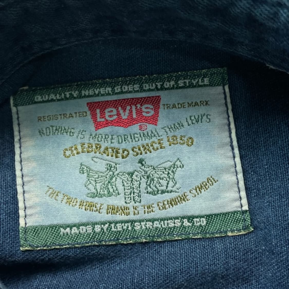 100 90s 리바이스 데님 셔츠  상품이미지3
