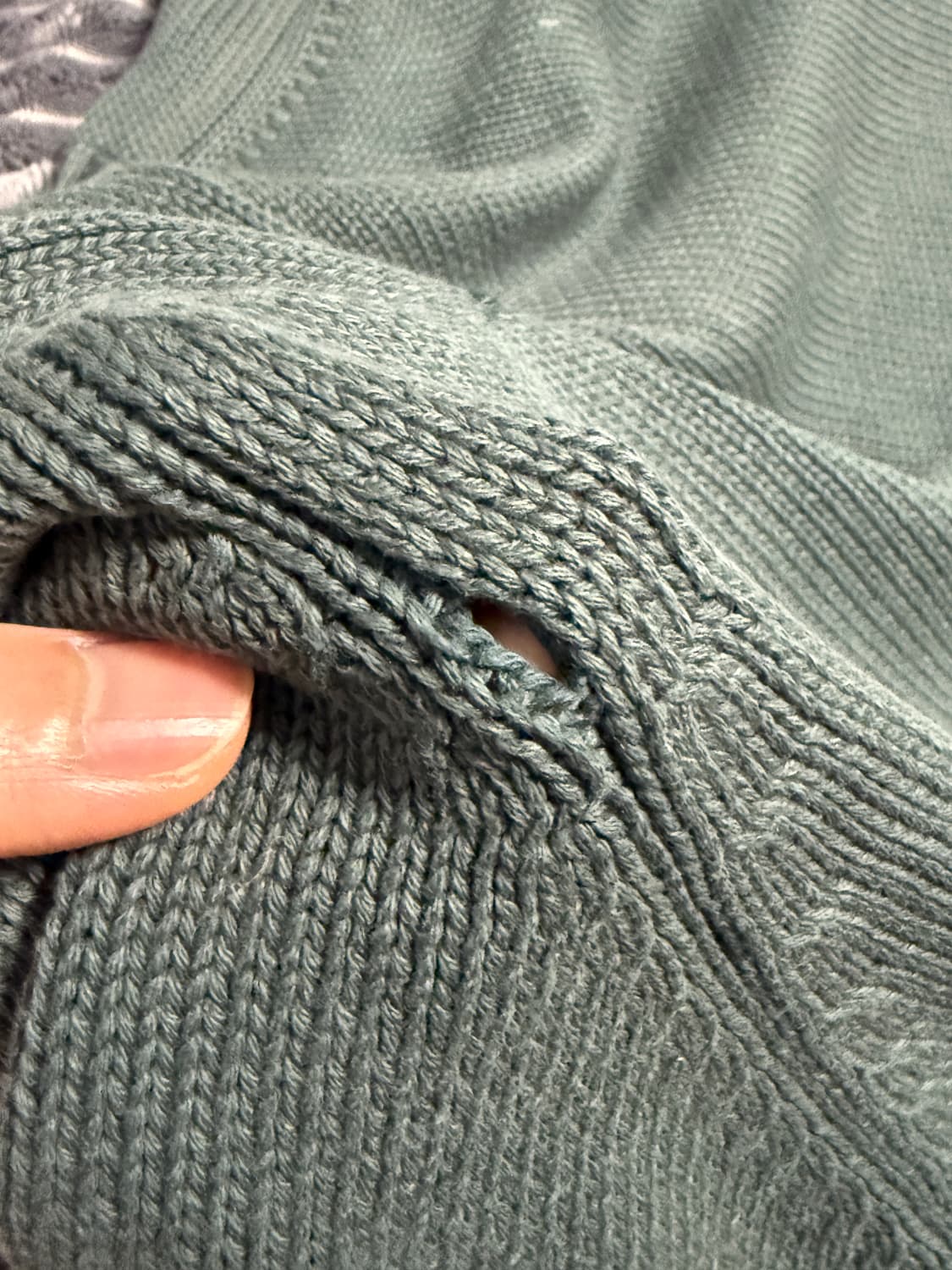 빈티지 폴로 랄프로렌 그린 니트 상품이미지4