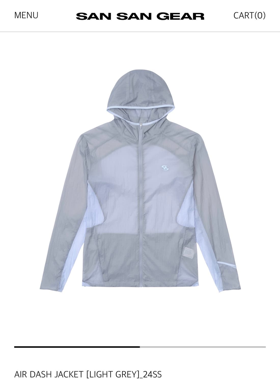 AIR DASH JACKET [LIGHT GREY]_24SS  상품이미지1