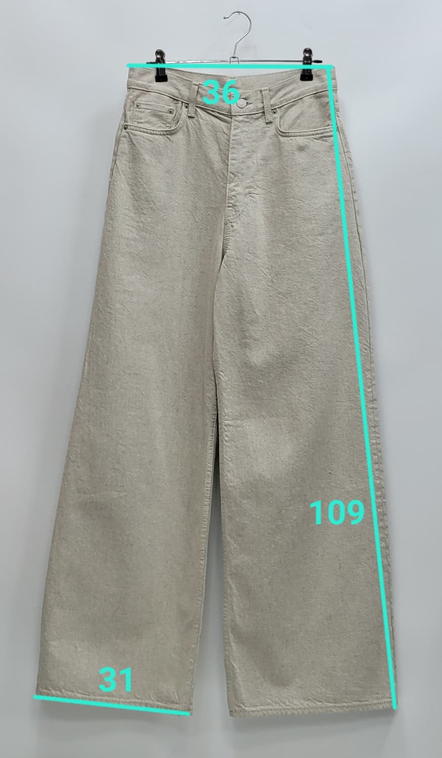 COS 코스 다이얼 와이드 레그 진 / 여 26 (155-66A)
z 상품이미지10