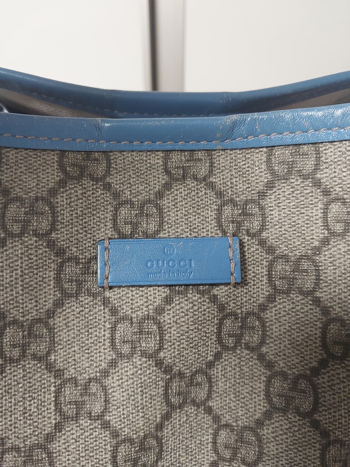 [정품] 구찌 PVC 조이 쇼퍼백 숄더백 블루 상품이미지2