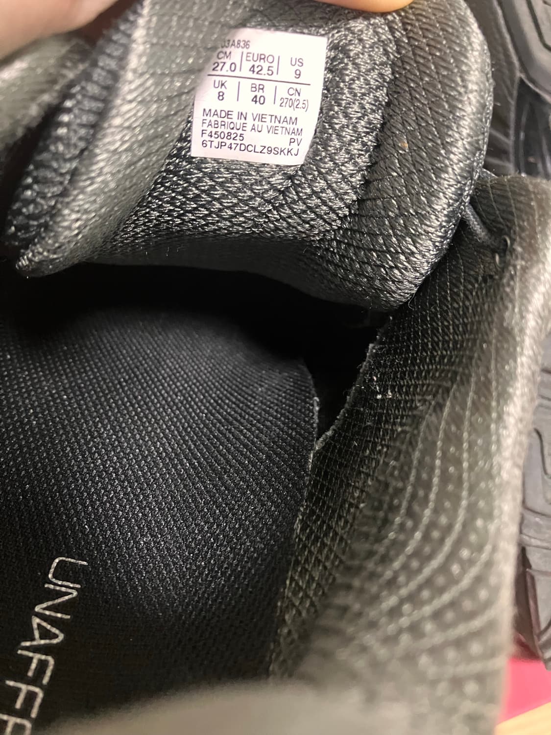 아식스 X 언어펙티드 젤-님버스 10.1 - 실버:블랙 270 상품이미지5