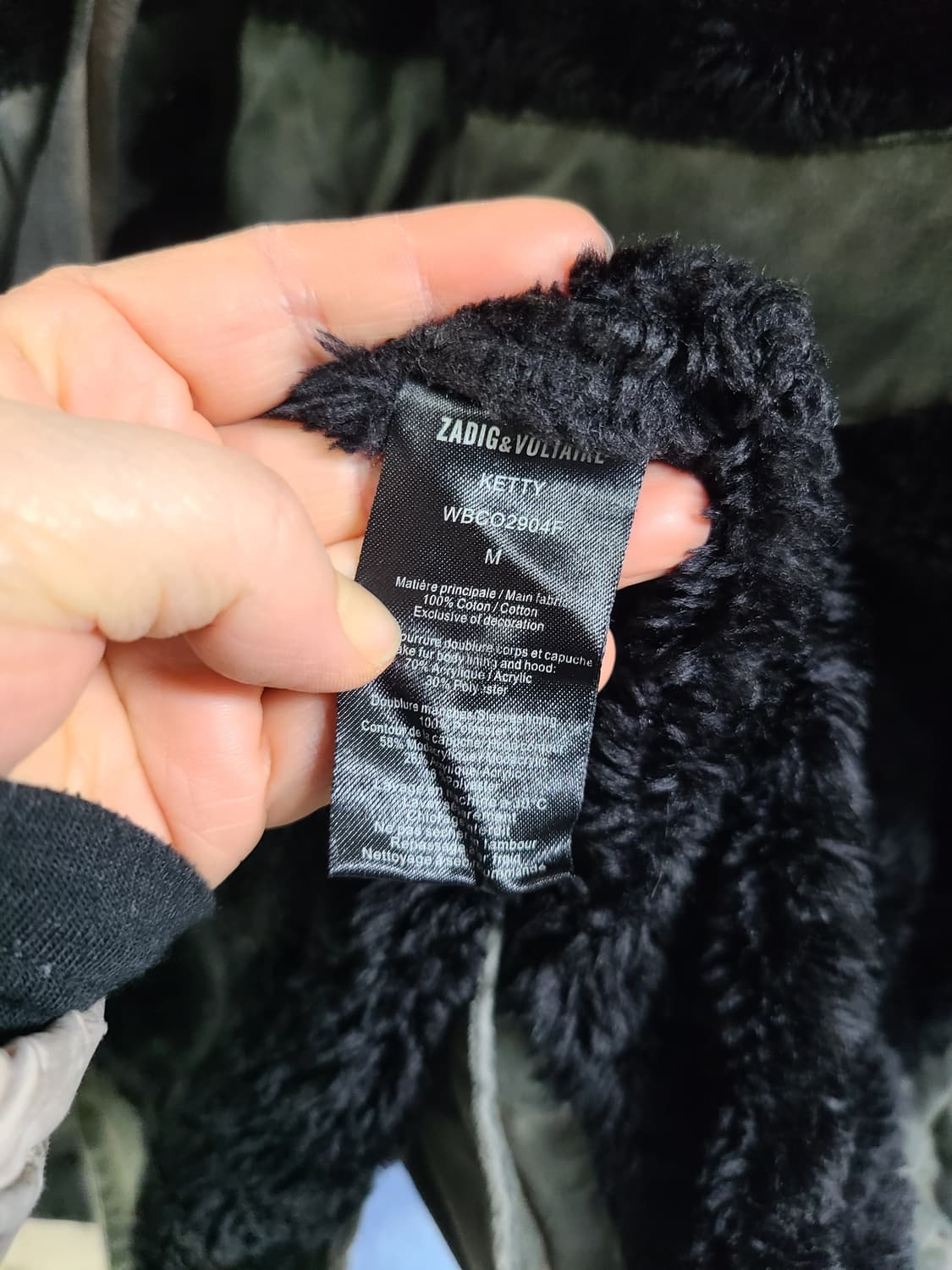 쟈딕앤볼테르 밀리터리 자켓 퍼 야상 상품이미지6